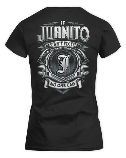 JUANITO AP81-K4-626 - Personalized Ahmed Quote Apparel “If Ahmed Can't Fix It, No One Can” - Women's Standard T-Shirt - Black
