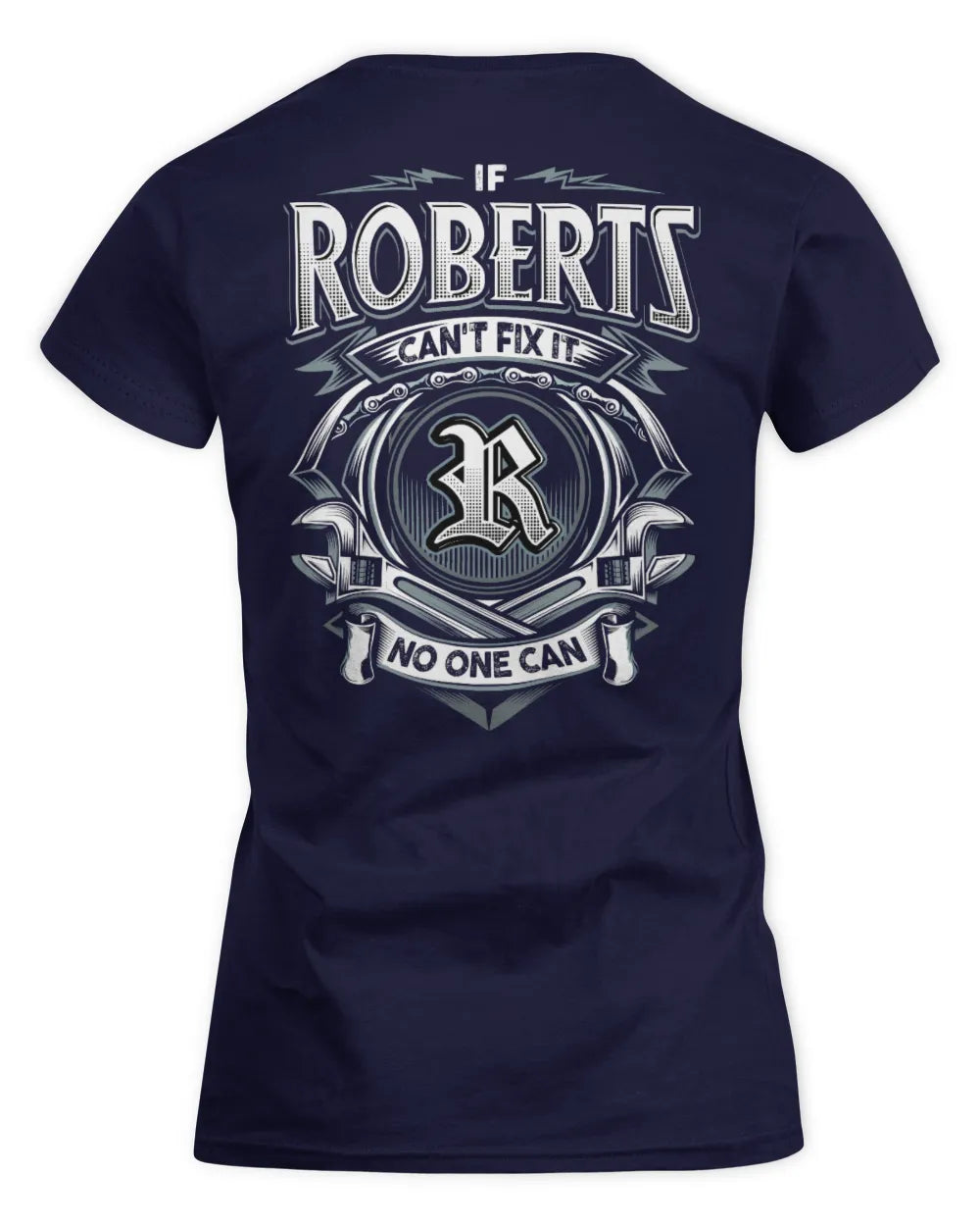 ROBERTS AP81-K4-626 - Personalized Ahmed Quote Apparel “If Ahmed Can't Fix It, No One Can” - Women's Standard T-Shirt - Navy