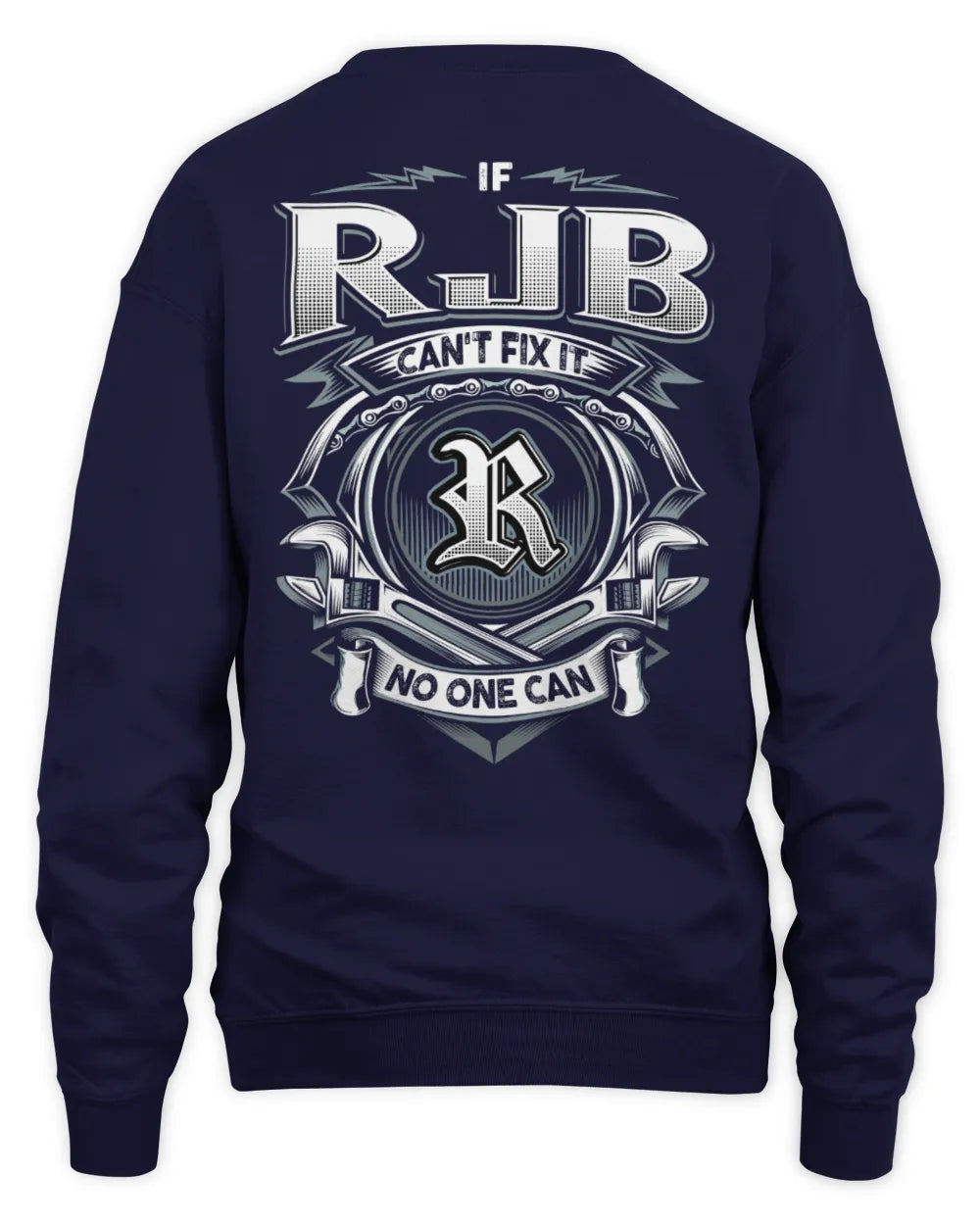RJB AP81-K4-626 - Personalized Ahmed Quote Apparel “If Ahmed Can't Fix It, No One Can” - Unisex Sweatshirt - Navy