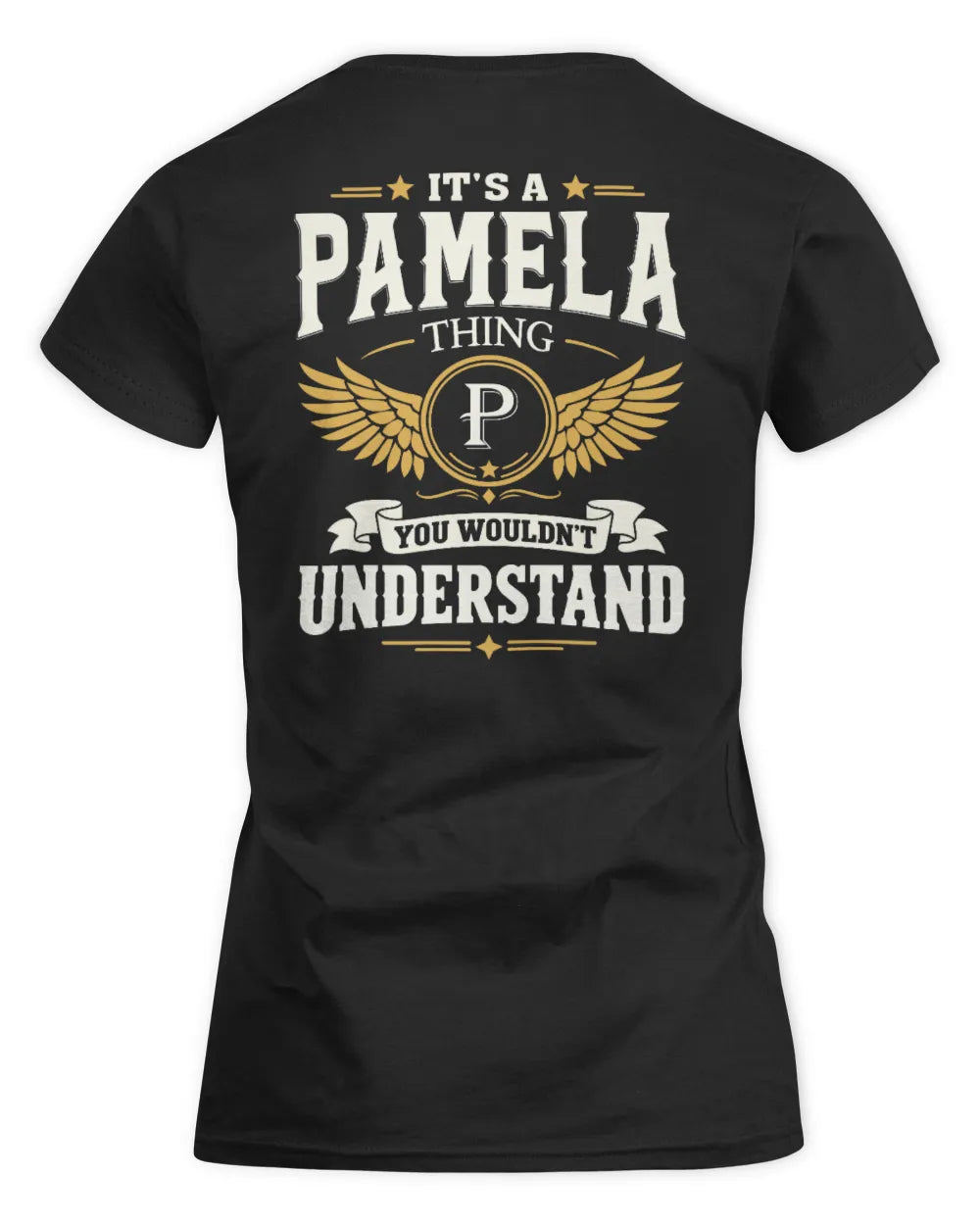 PAMELA KT06-M008 It’s a [NAME] Thing – You Wouldn’t Understand | Personalized Vintage T-Shirt - Women's Standard T-Shirt - Black