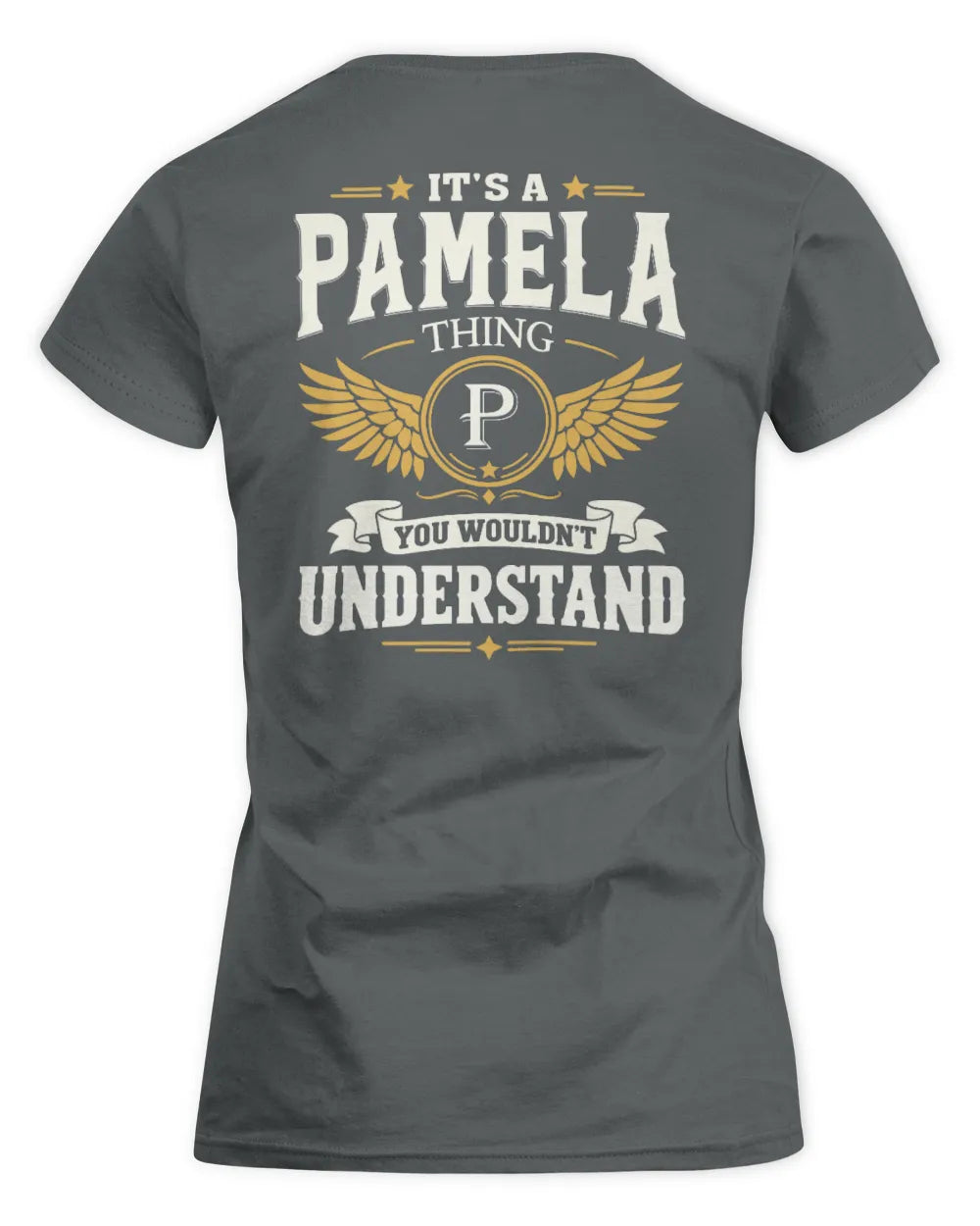 PAMELA KT06-M008 It’s a [NAME] Thing – You Wouldn’t Understand | Personalized Vintage T-Shirt - Women's Standard T-Shirt - Charcoal