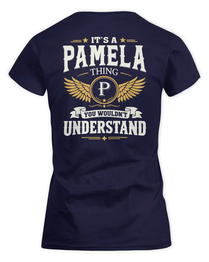 PAMELA KT06-M008 It’s a [NAME] Thing – You Wouldn’t Understand | Personalized Vintage T-Shirt - Women's Standard T-Shirt - Navy