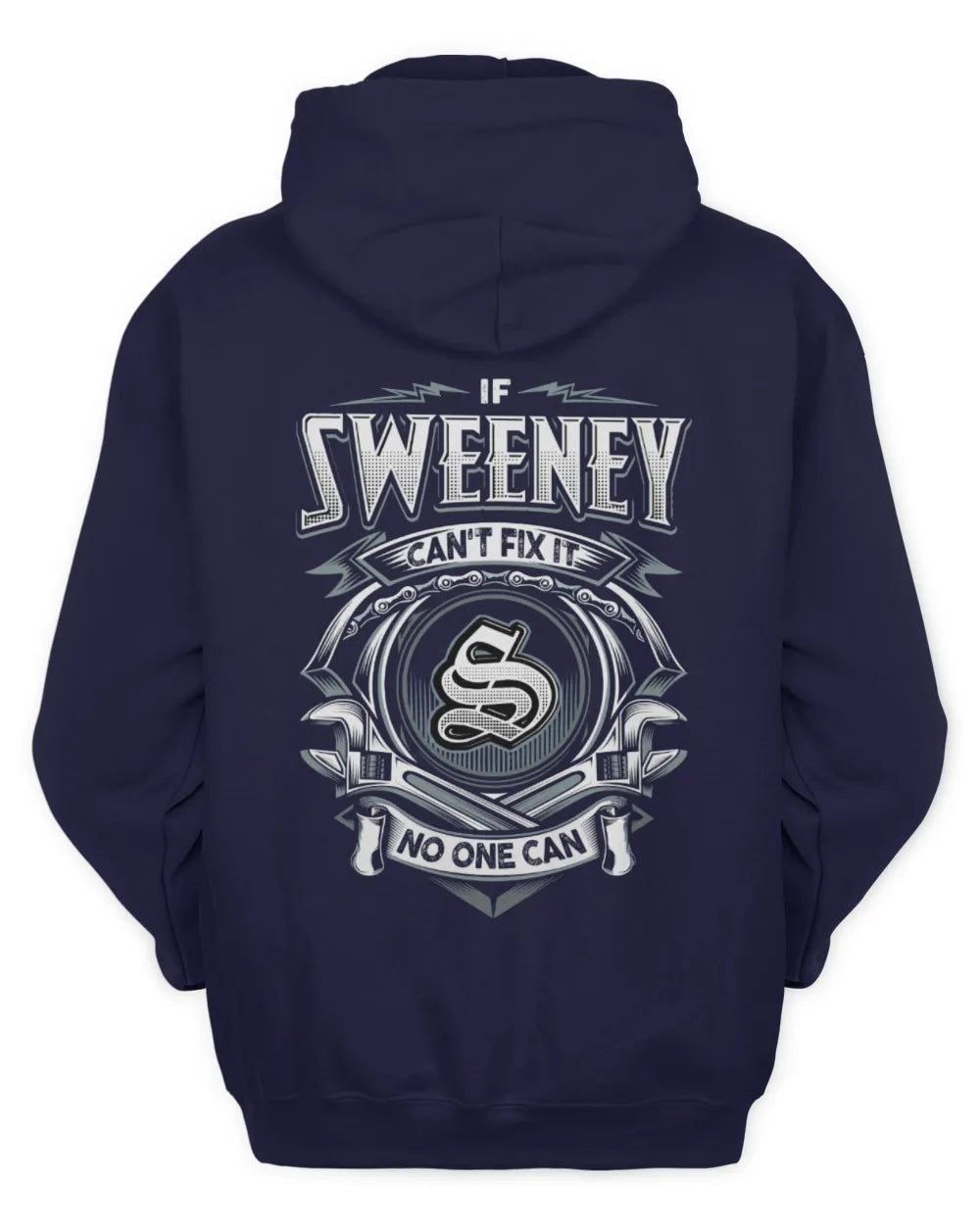 SWEENEY AP81-K4-626 - Personalized Ahmed Quote Apparel “If Ahmed Can't Fix It, No One Can” - Unisex Hoodie - Navy