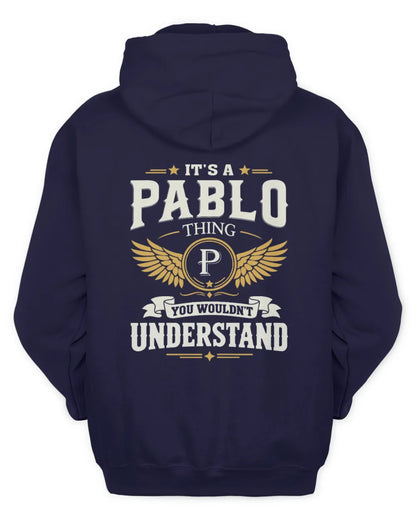 PABLO KT06-M008 It’s a [NAME] Thing – You Wouldn’t Understand | Personalized Vintage T-Shirt - Unisex Hoodie - Navy