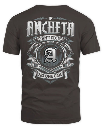 ANCHETA AP81-K4-626 - Personalized Ahmed Quote Apparel “If Ahmed Can't Fix It, No One Can” - Unisex Standard T-Shirt - Dark Chocolate