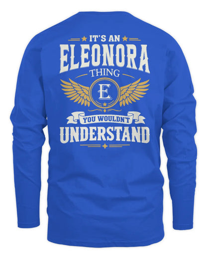 ELEONORA KT06-M008 It’s a [NAME] Thing – You Wouldn’t Understand | Personalized Vintage T-Shirt - Men's Long Sleeved T-Shirt - Royal