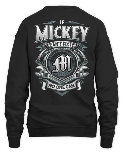 MICKEY AP81-K4-626 - Personalized Ahmed Quote Apparel “If Ahmed Can't Fix It, No One Can” - Unisex Sweatshirt - Black