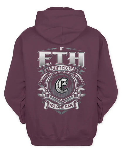 ETH AP81-K4-626 - Personalized Ahmed Quote Apparel “If Ahmed Can't Fix It, No One Can” - Unisex Hoodie - Maroon