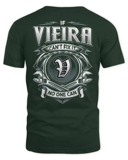 VIEIRA AP81-K4-626 - Personalized Ahmed Quote Apparel “If Ahmed Can't Fix It, No One Can” - Unisex Standard T-Shirt - Forest Green