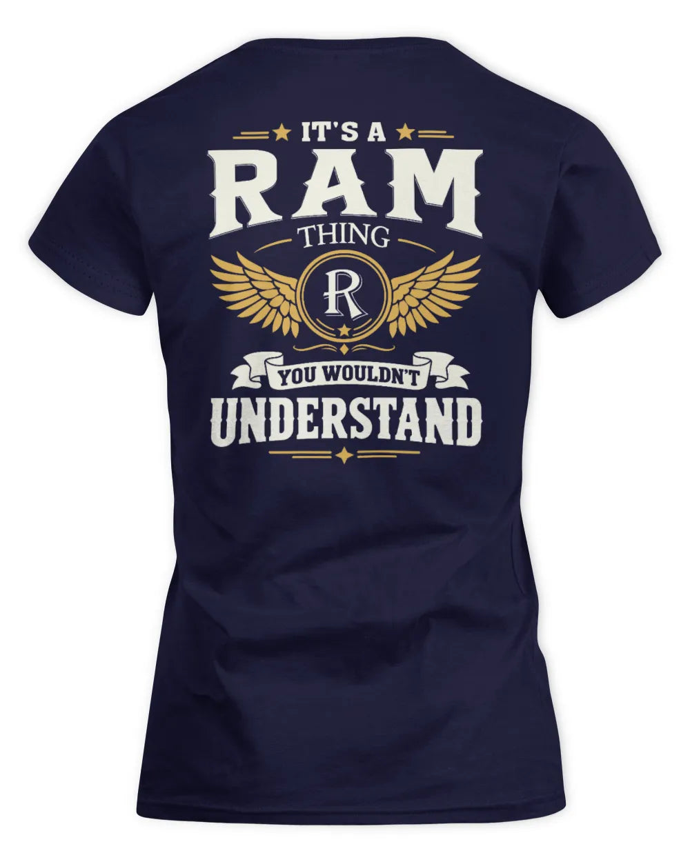 RAM KT06-M008 It’s a [NAME] Thing – You Wouldn’t Understand | Personalized Vintage T-Shirt - Women's Standard T-Shirt - Navy