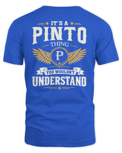 PINTO KT06-M008 It’s a [NAME] Thing – You Wouldn’t Understand | Personalized Vintage T-Shirt - Unisex Standard T-Shirt - Royal