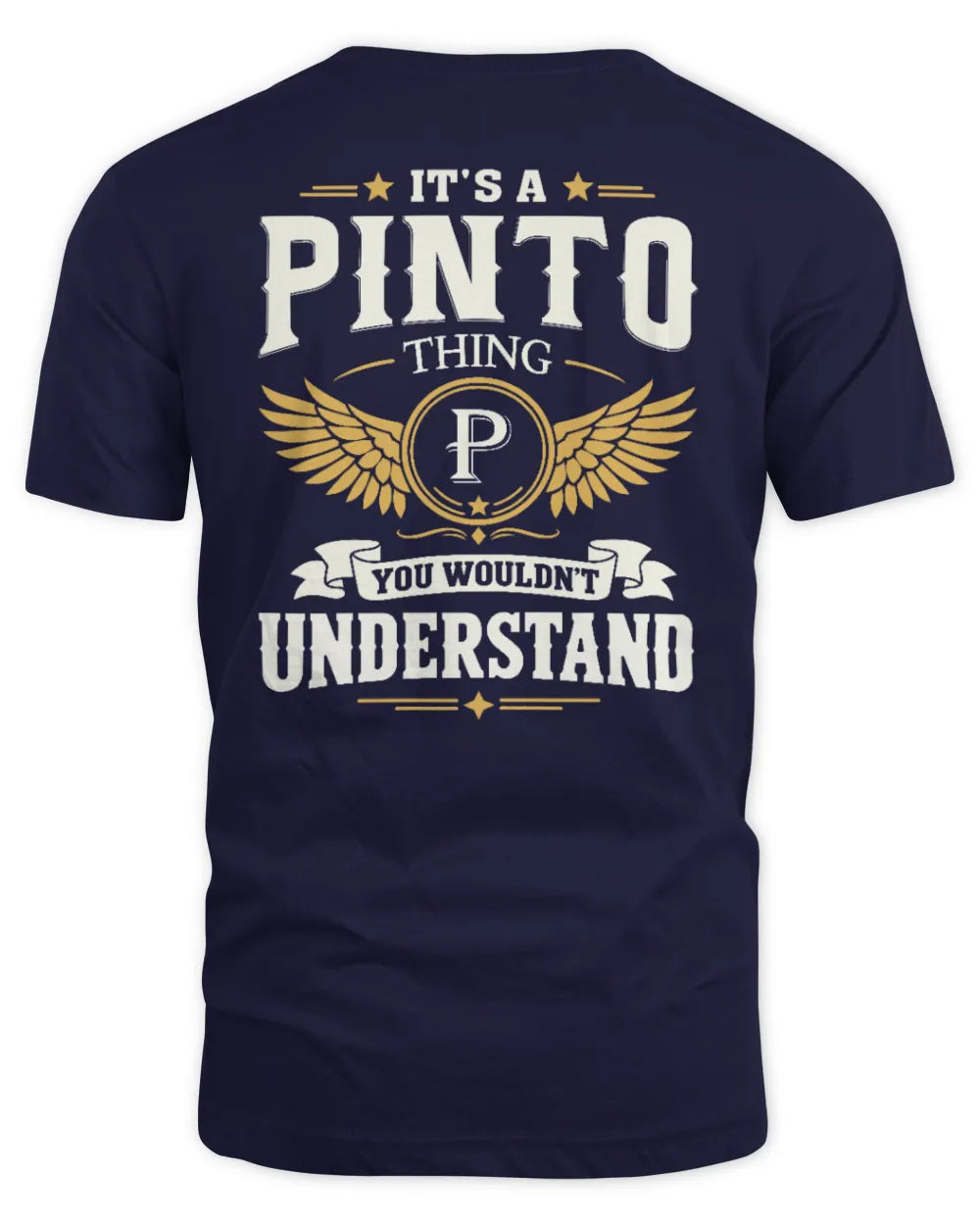 PINTO KT06-M008 It’s a [NAME] Thing – You Wouldn’t Understand | Personalized Vintage T-Shirt - Unisex Standard T-Shirt - Navy