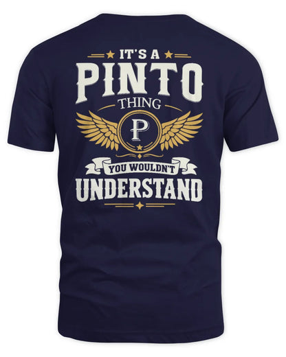 PINTO KT06-M008 It’s a [NAME] Thing – You Wouldn’t Understand | Personalized Vintage T-Shirt - Unisex Standard T-Shirt - Navy