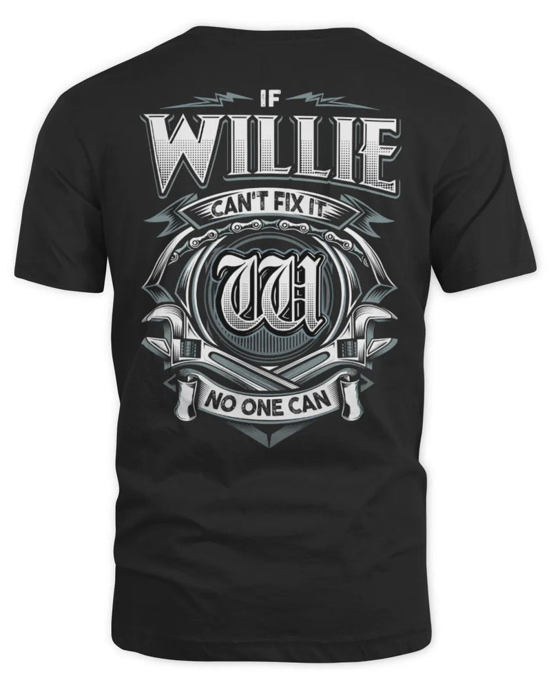 WILLIE AP81-K4-626 - Personalized Ahmed Quote Apparel “If Ahmed Can't Fix It, No One Can” - Unisex Standard T-Shirt - Black