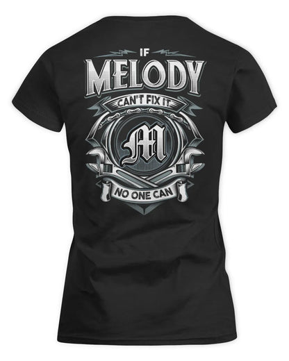 MELODY AP81-K4-626 - Personalized Ahmed Quote Apparel “If Ahmed Can't Fix It, No One Can” - Women's Standard T-Shirt - Black