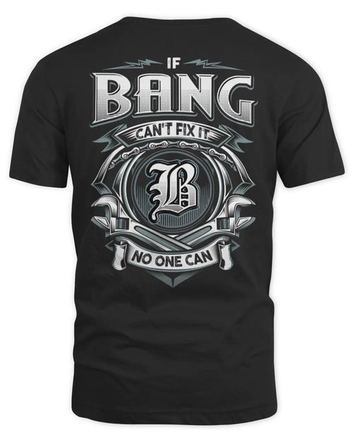 BANG AP81-K4-626 - Personalized Ahmed Quote Apparel “If Ahmed Can't Fix It, No One Can” - Unisex Standard T-Shirt - Black