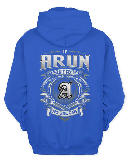 ARUN AP81-K4-626 - Personalized Ahmed Quote Apparel “If Ahmed Can't Fix It, No One Can” - Unisex Hoodie - Royal