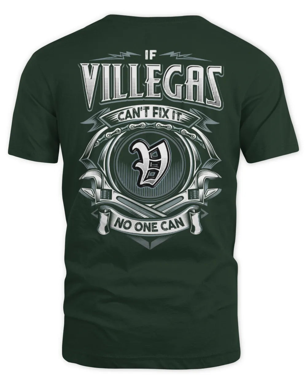 VILLEGAS AP81-K4-626 - Personalized Ahmed Quote Apparel “If Ahmed Can't Fix It, No One Can” - Unisex Standard T-Shirt - Forest Green