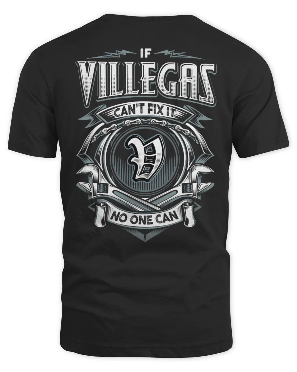 VILLEGAS AP81-K4-626 - Personalized Ahmed Quote Apparel “If Ahmed Can't Fix It, No One Can” - Unisex Standard T-Shirt - Black