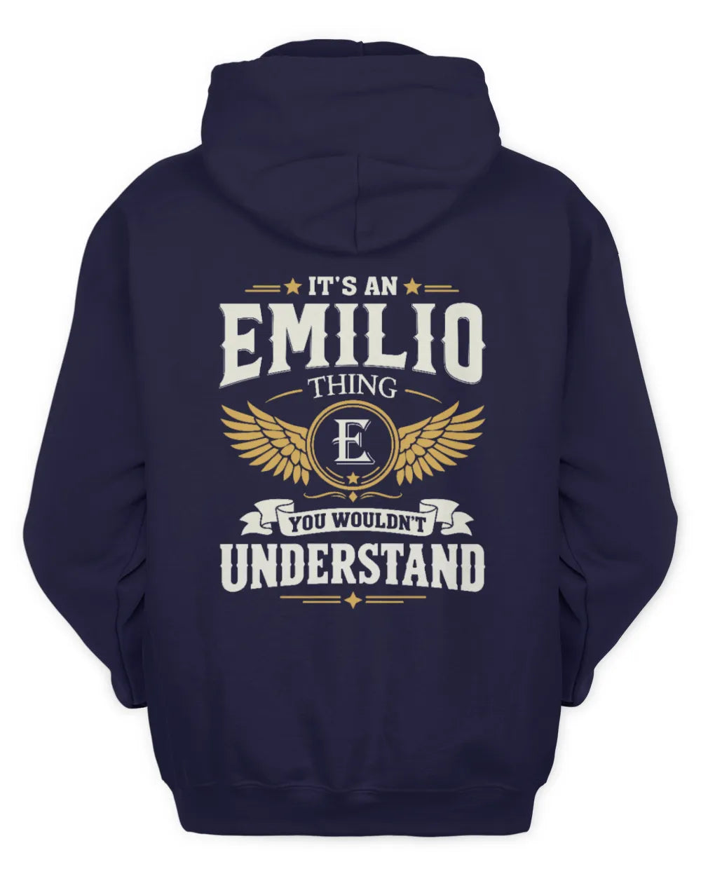 EMILIO KT06-M008 It’s a [NAME] Thing – You Wouldn’t Understand | Personalized Vintage T-Shirt - Unisex Hoodie - Navy
