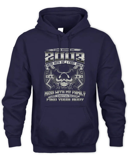 2003 HH89-K2 – Protective Family Quote T-Shirt - Unisex Hoodie - Navy