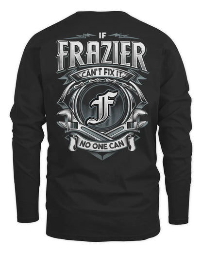 FRAZIER AP81-K4-626 - Personalized Ahmed Quote Apparel “If Ahmed Can't Fix It, No One Can” - Men's Long Sleeved T-Shirt - Black