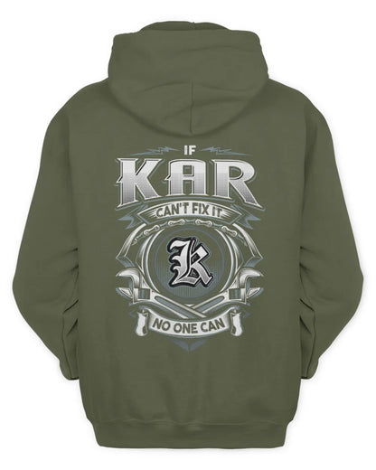 KAR AP81-K4-626 - Personalized Ahmed Quote Apparel “If Ahmed Can't Fix It, No One Can” - Unisex Hoodie - Military Green