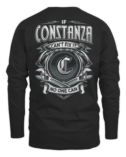 CONSTANZA AP81-K4-626 - Personalized Ahmed Quote Apparel “If Ahmed Can't Fix It, No One Can” - Men's Long Sleeved T-Shirt - Black