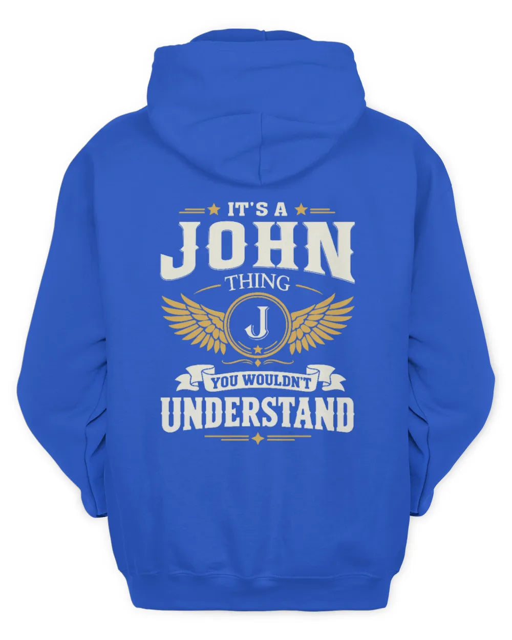 JOHN KT06-M008 It’s a [NAME] Thing – You Wouldn’t Understand | Personalized Vintage T-Shirt - Unisex Hoodie - Royal