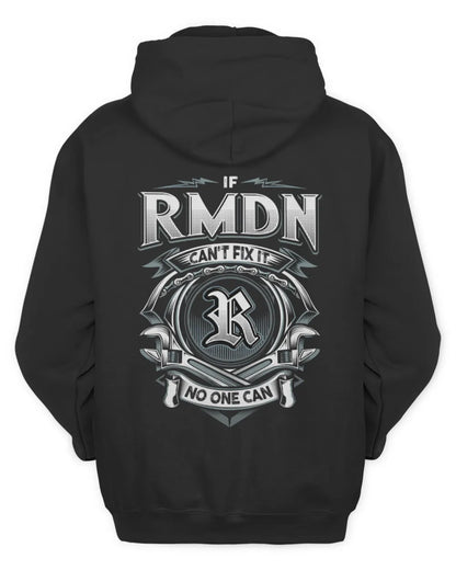 RMDN AP81-K4-626 - Personalized Ahmed Quote Apparel “If Ahmed Can't Fix It, No One Can” - Unisex Hoodie - Black