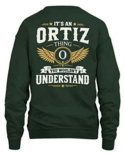 ORTIZ KT06-M008 It’s a [NAME] Thing – You Wouldn’t Understand | Personalized Vintage T-Shirt - Unisex Sweatshirt - Forest Green