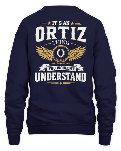 ORTIZ KT06-M008 It’s a [NAME] Thing – You Wouldn’t Understand | Personalized Vintage T-Shirt - Unisex Sweatshirt - Navy