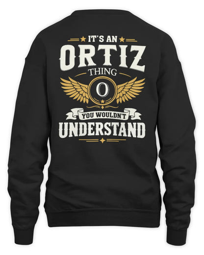 ORTIZ KT06-M008 It’s a [NAME] Thing – You Wouldn’t Understand | Personalized Vintage T-Shirt - Unisex Sweatshirt - Black