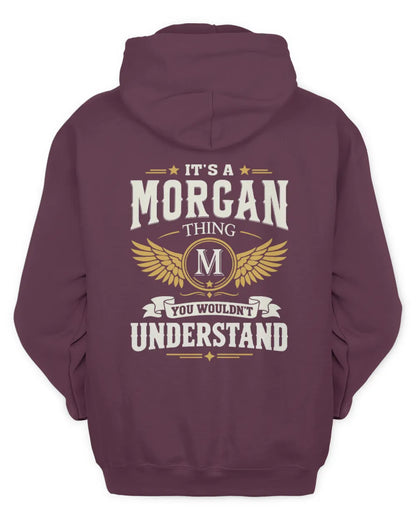 MORGAN KT06-M008 It’s a [NAME] Thing – You Wouldn’t Understand | Personalized Vintage T-Shirt - Unisex Hoodie - Maroon