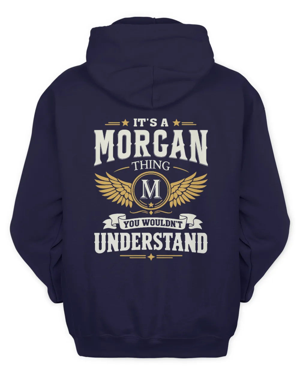 MORGAN KT06-M008 It’s a [NAME] Thing – You Wouldn’t Understand | Personalized Vintage T-Shirt - Unisex Hoodie - Navy