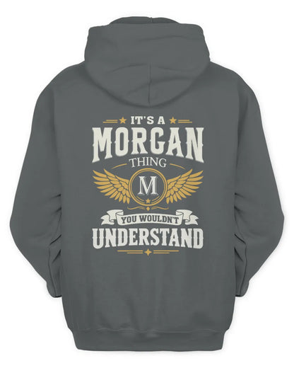 MORGAN KT06-M008 It’s a [NAME] Thing – You Wouldn’t Understand | Personalized Vintage T-Shirt - Unisex Hoodie - Charcoal