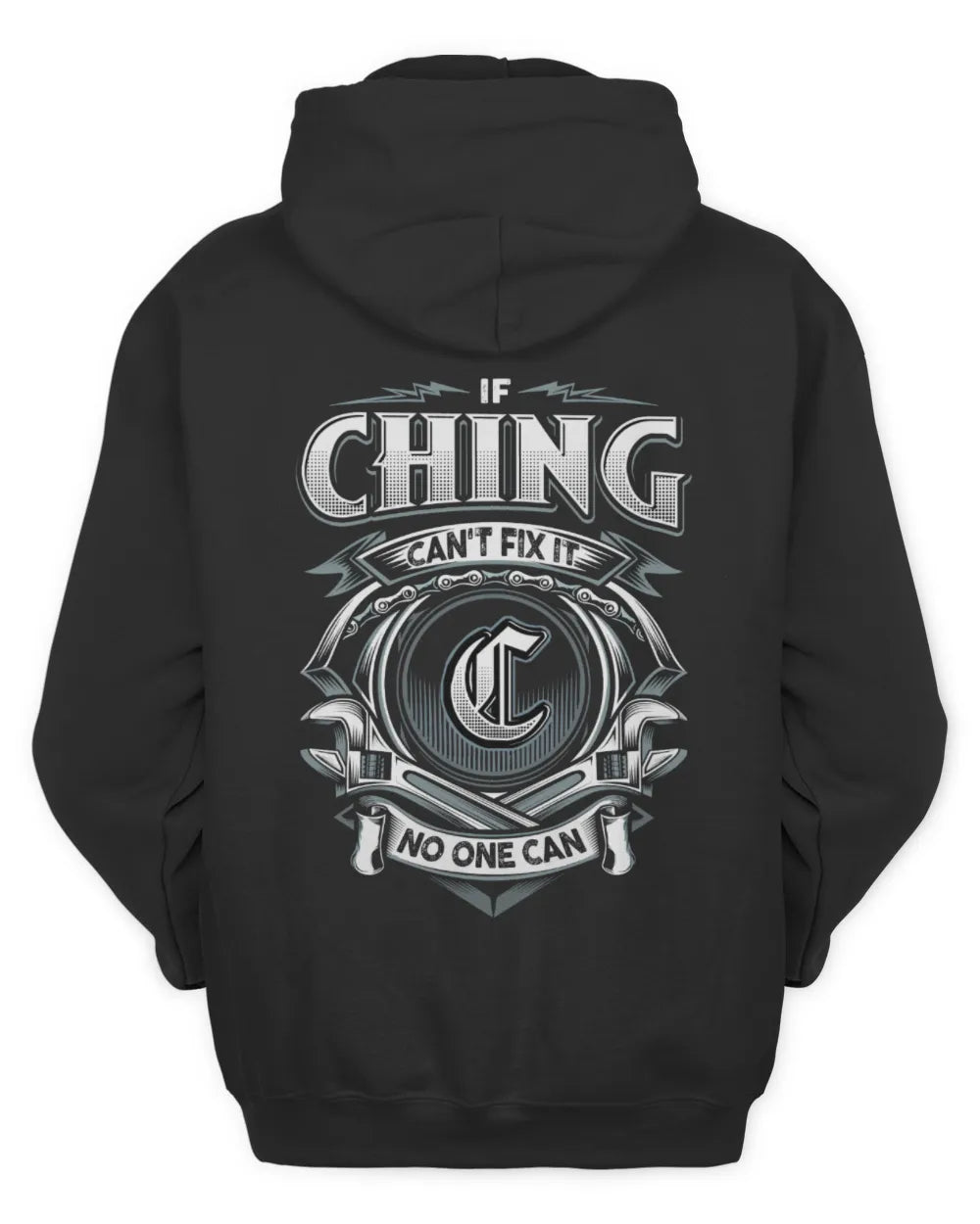 CHING AP81-K4-626 - Personalized Ahmed Quote Apparel “If Ahmed Can't Fix It, No One Can” - Unisex Hoodie - Black