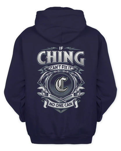 CHING AP81-K4-626 - Personalized Ahmed Quote Apparel “If Ahmed Can't Fix It, No One Can” - Unisex Hoodie - Navy