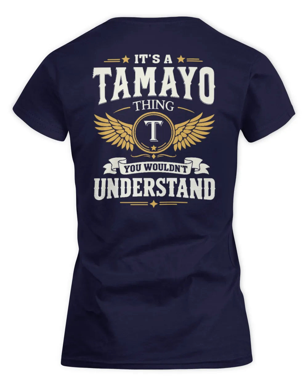 TAMAYO KT06-M008 It’s a [NAME] Thing – You Wouldn’t Understand | Personalized Vintage T-Shirt - Women's Standard T-Shirt - Navy