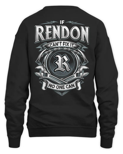 RENDON AP81-K4-626 - Personalized Ahmed Quote Apparel “If Ahmed Can't Fix It, No One Can” - Unisex Sweatshirt - Black