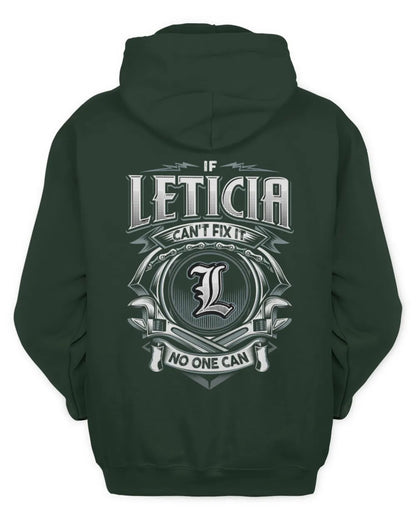 LETICIA AP81-K4-626 - Personalized Ahmed Quote Apparel “If Ahmed Can't Fix It, No One Can” - Unisex Hoodie - Forest Green