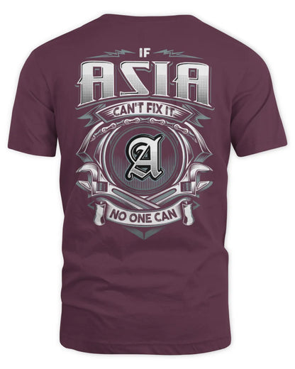 ASIA AP81-K4-626 - Personalized Ahmed Quote Apparel “If Ahmed Can't Fix It, No One Can” - Unisex Standard T-Shirt - Maroon