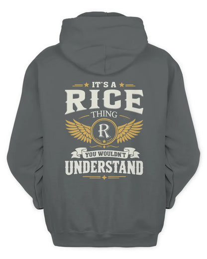 RICE KT06-M008 It’s a [NAME] Thing – You Wouldn’t Understand | Personalized Vintage T-Shirt - Unisex Hoodie - Charcoal