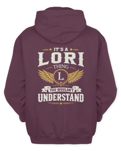 LORI KT06-M008 It’s a [NAME] Thing – You Wouldn’t Understand | Personalized Vintage T-Shirt - Unisex Hoodie - Maroon