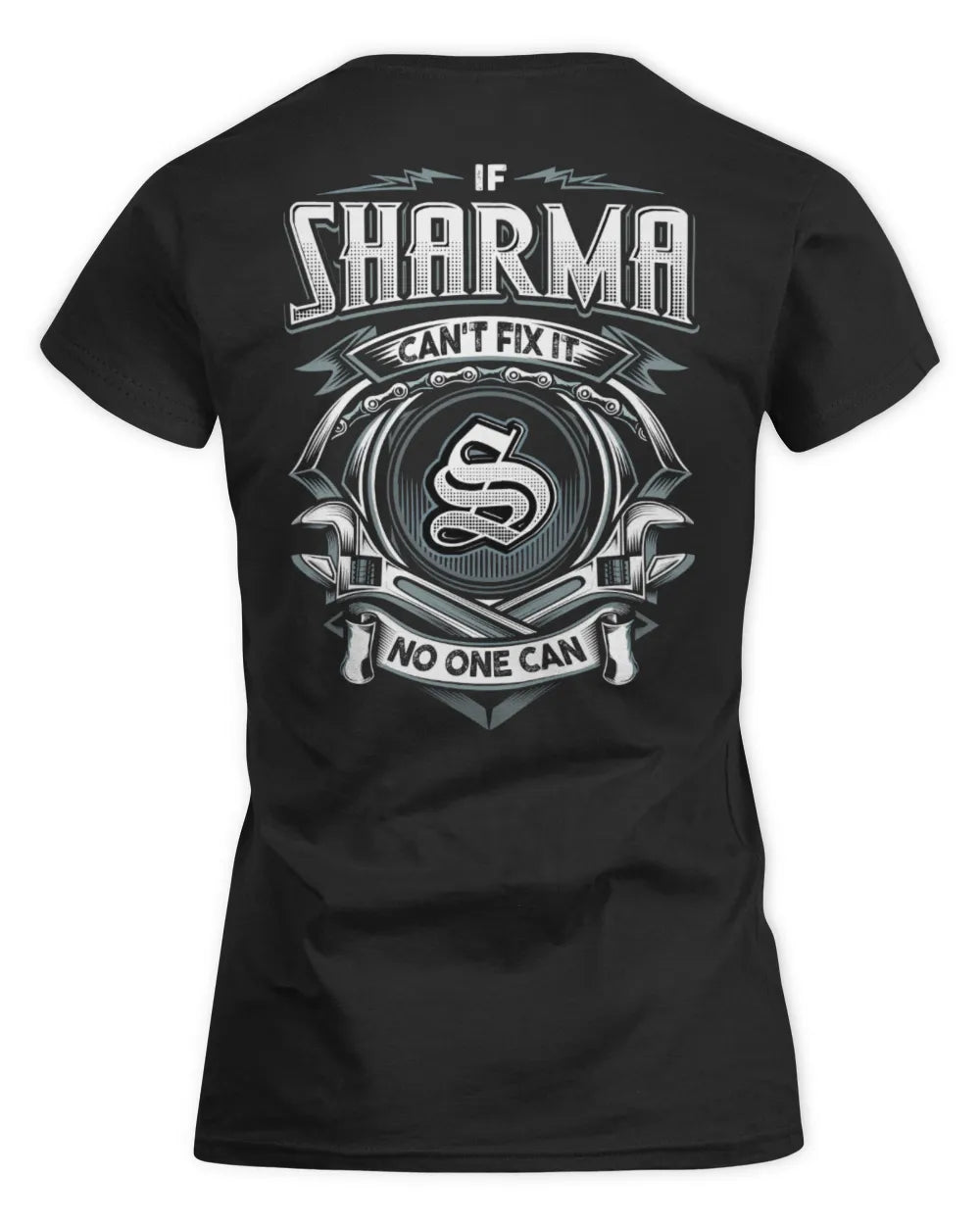 SHARMA AP81-K4-626 - Personalized Ahmed Quote Apparel “If Ahmed Can't Fix It, No One Can” - Women's Standard T-Shirt - Black