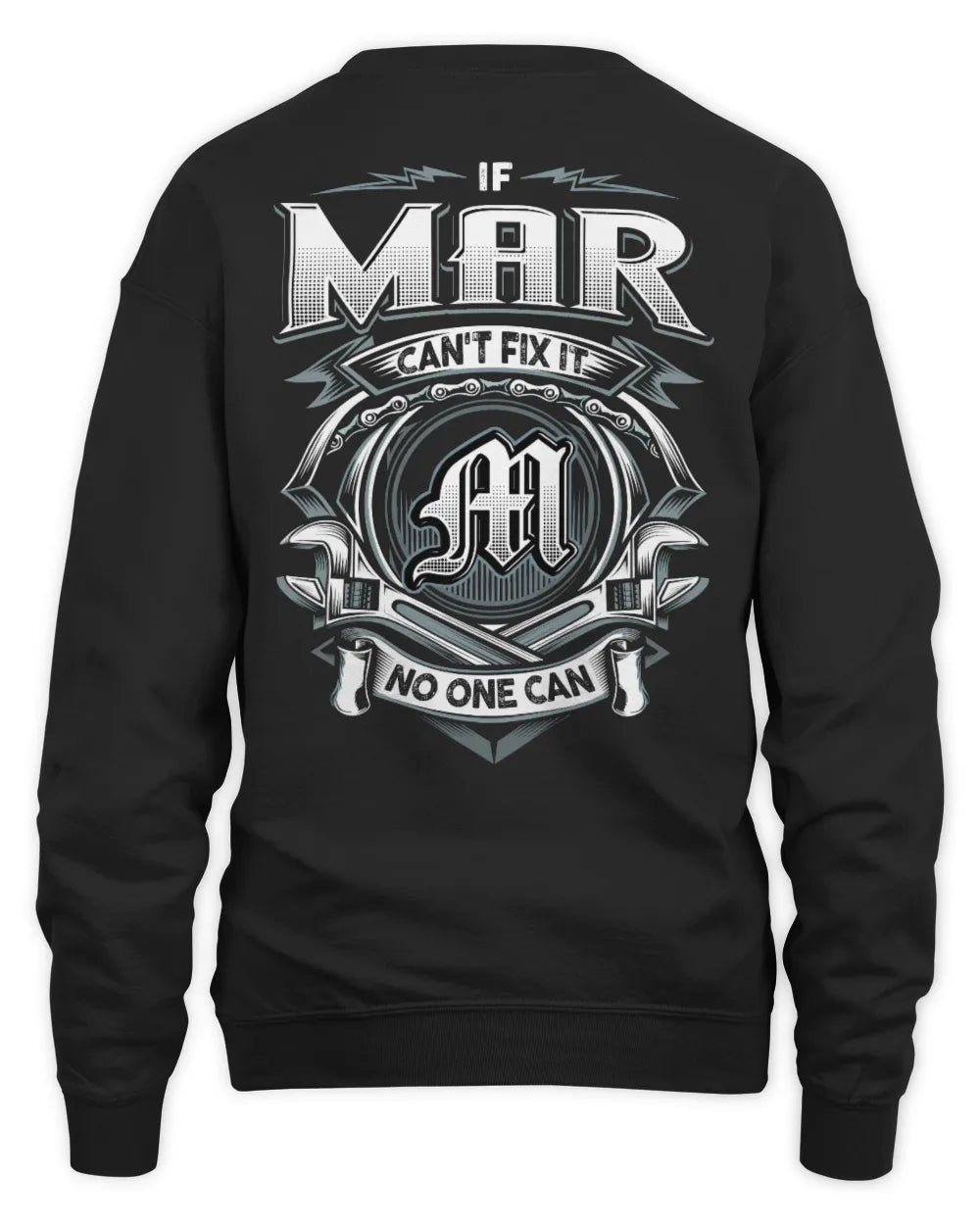 MAR AP81-K4-626 - Personalized Ahmed Quote Apparel “If Ahmed Can't Fix It, No One Can” - Unisex Sweatshirt - Black