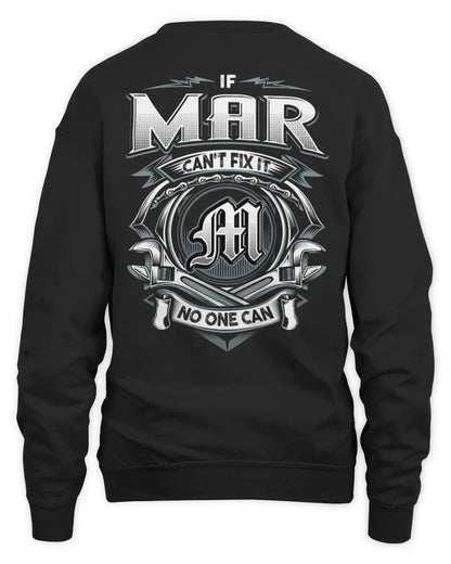 MAR AP81-K4-626 - Personalized Ahmed Quote Apparel “If Ahmed Can't Fix It, No One Can” - Unisex Sweatshirt - Black