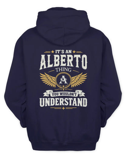 ALBERTO KT06-M008 It’s a [NAME] Thing – You Wouldn’t Understand | Personalized Vintage T-Shirt - Unisex Hoodie - Navy