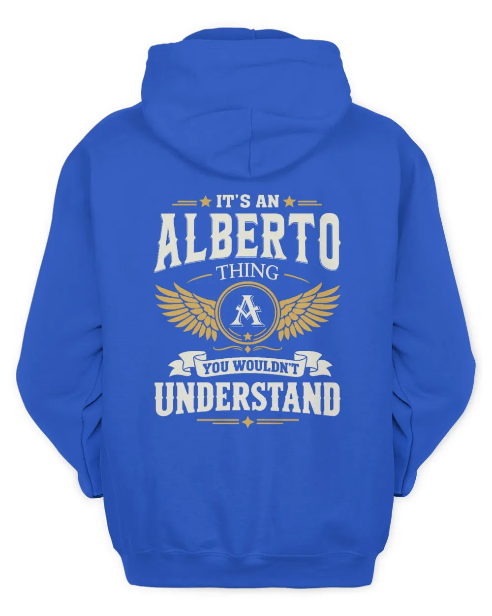 ALBERTO KT06-M008 It’s a [NAME] Thing – You Wouldn’t Understand | Personalized Vintage T-Shirt - Unisex Hoodie - Royal