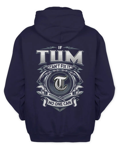 TUM AP81-K4-626 - Personalized Ahmed Quote Apparel “If Ahmed Can't Fix It, No One Can” - Unisex Hoodie - Navy